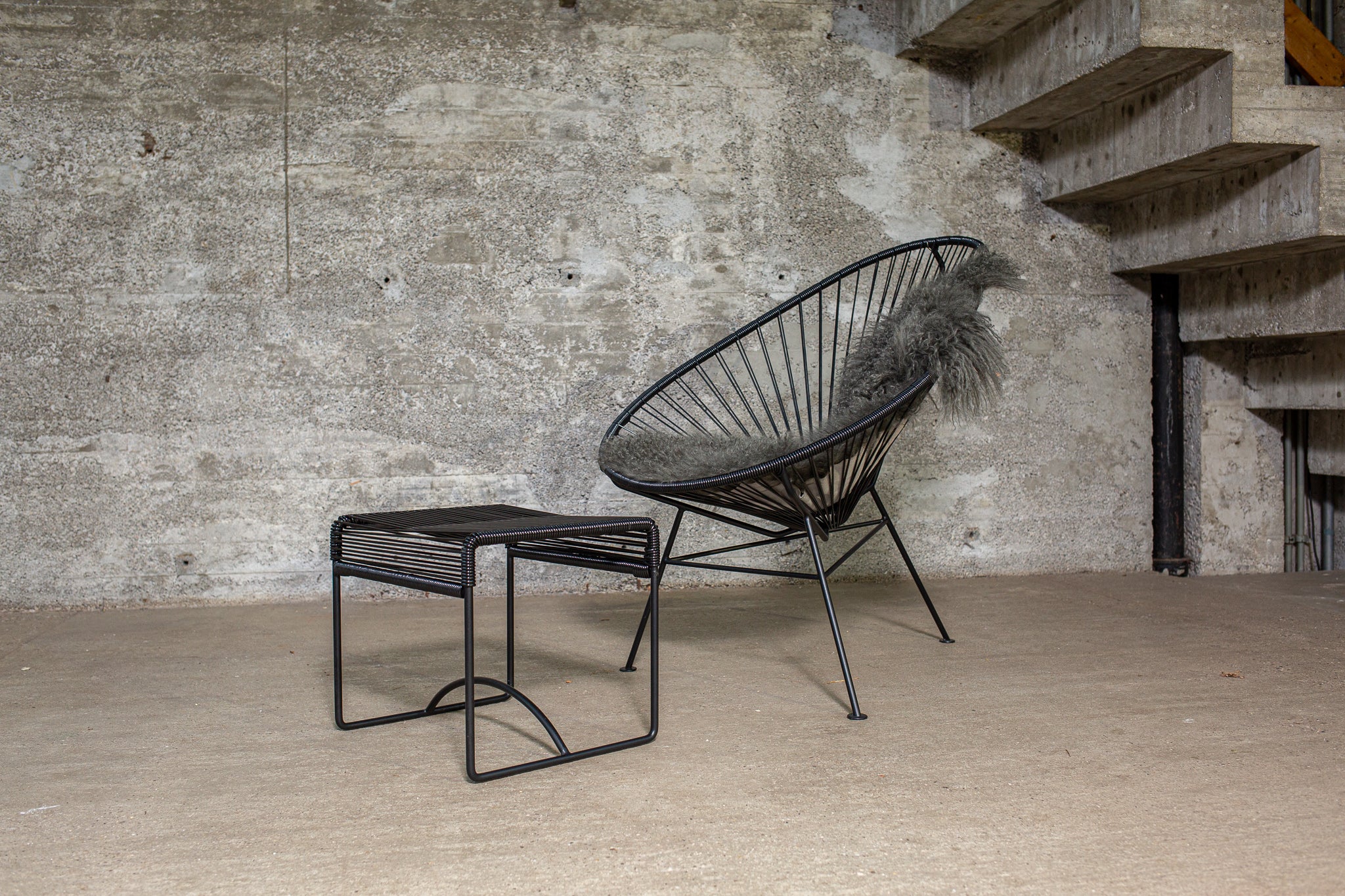 Design stool Negro