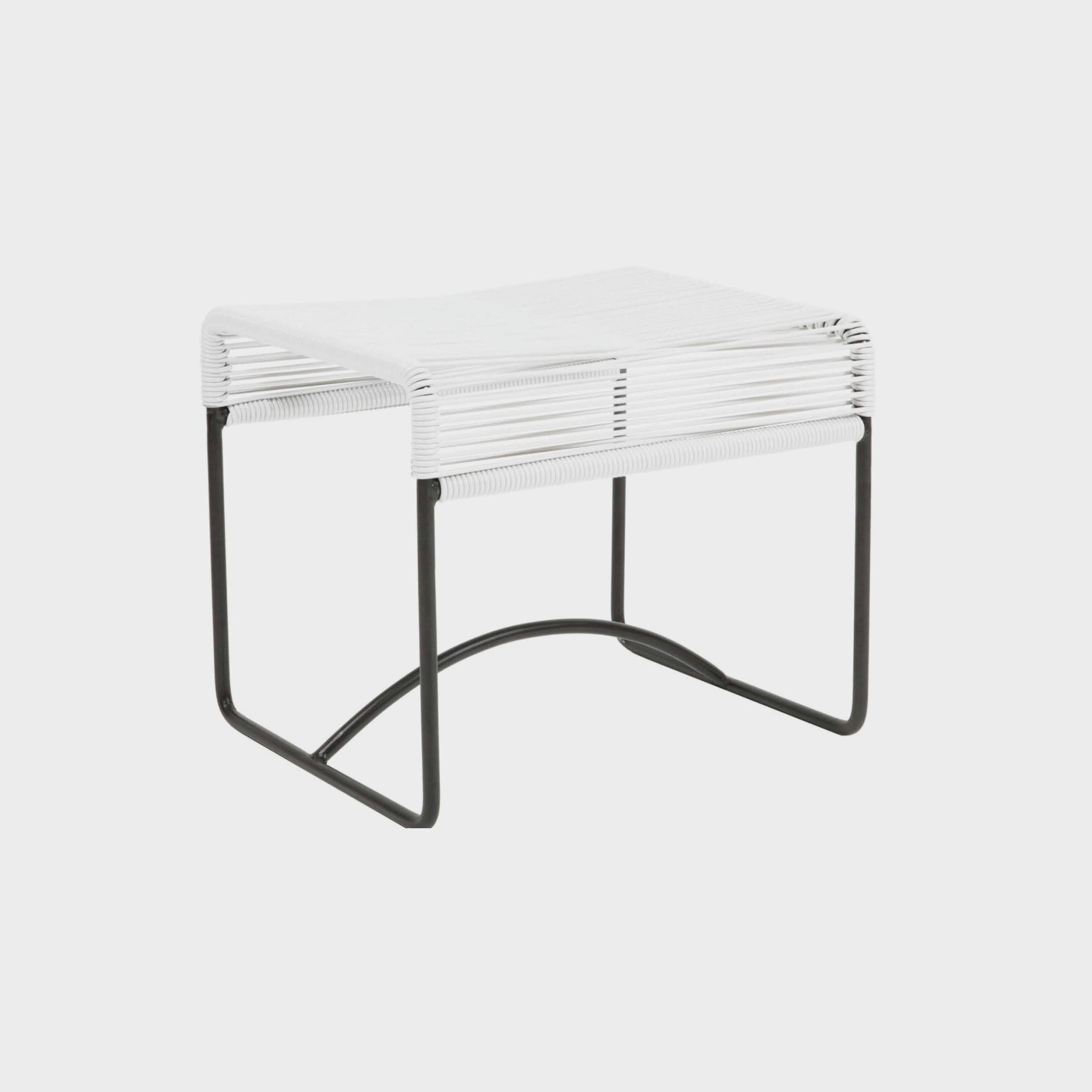Design stool Blanco Negro