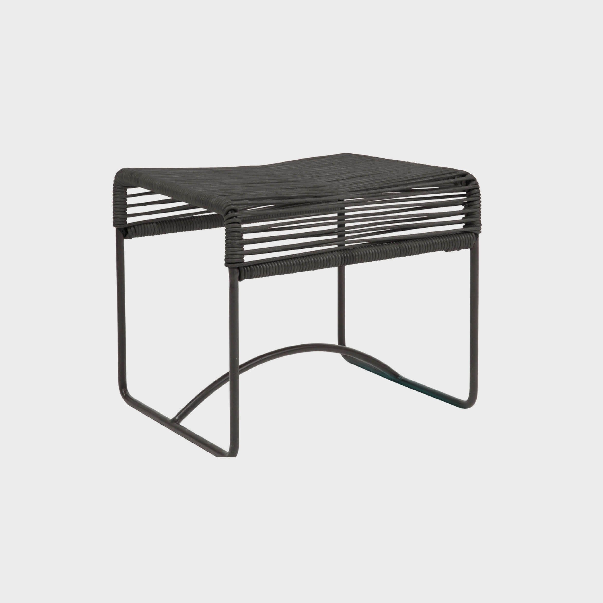 Design stool leather Negro