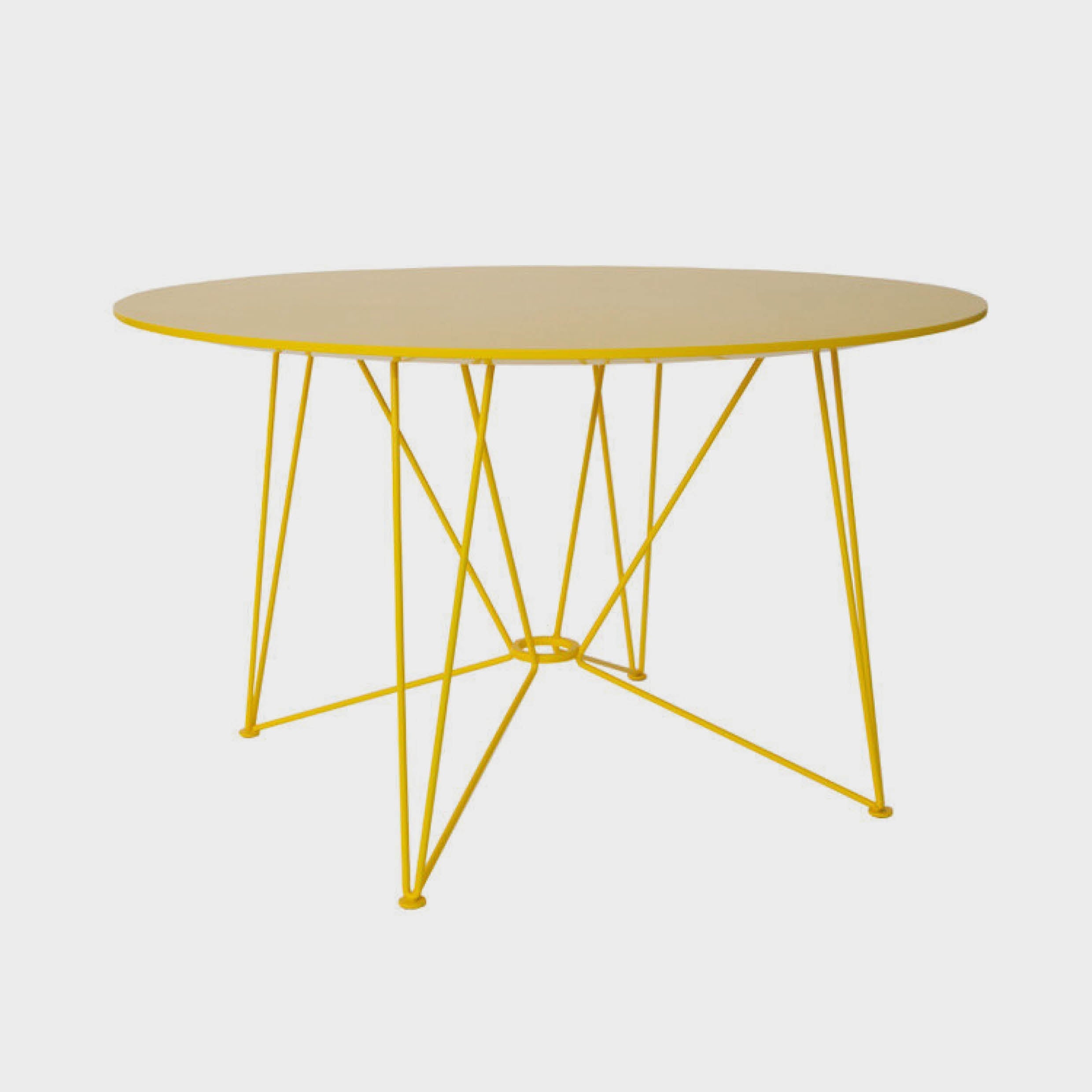 The Ring Table Citrus Yellow